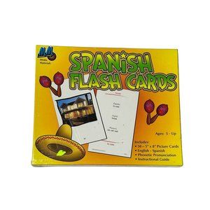 New Media Materials Spanish Flash Cards 50ct